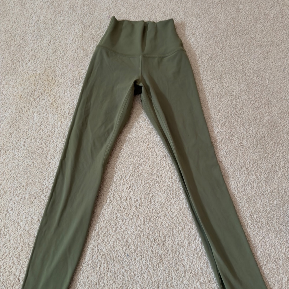 lululemon athletica Olive Green Leggings